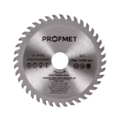 Пильный диск для УШМ 125x2,0x22,23mm - 40з по дереву Profmet