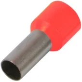 Изолированный наконечник гильза  e1508  1.5mm красный
