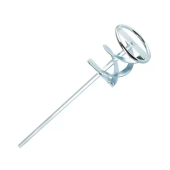 Насадка-миксер 100х600мм, для перемешивания красок, хвост. HEX, сталь, плоская лопасть