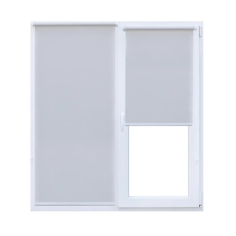 Рулонные шторы SHANTUNG 0550, Бежевый, 0.45×1.70 м