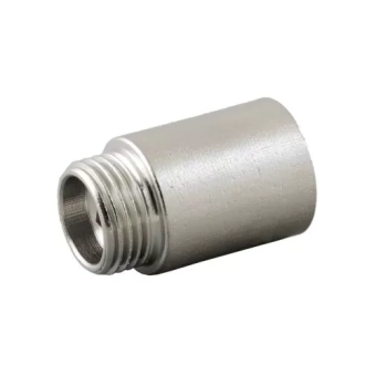 Удлинённый ниппель из никелированной латуни MF - 1/2"x50