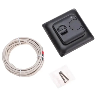 Терморегулятор для тёплого пола REXANT R70XT, механический, 16 А, 3500 Вт, черный