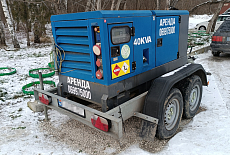 Дизель-генератор в аренду! На прицепе! 35kW