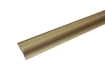 Профиль алюминиевый для внутренних углов 2,5 м (Gold Matt) 