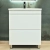 Шкаф напольный Studio белый матовый под умывальник Argo 600