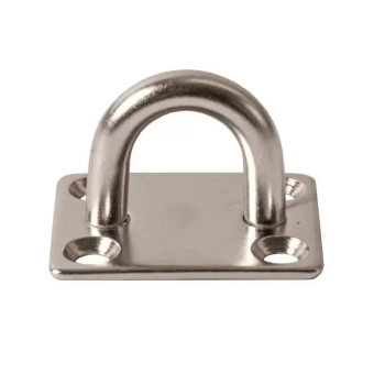 Скоба стационарная 40х50мм квадратная основа, сталь А2