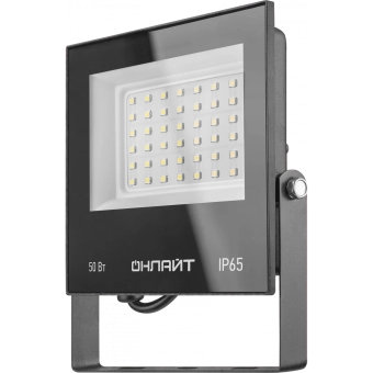 Прожектор OFL LED 50W BLACK IP65 6500K ONLAIT 71660