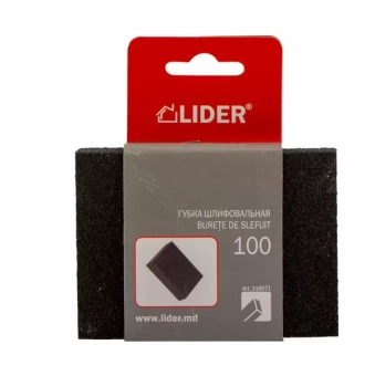 Губка шлифовальная четырехсторонняя P40 100*70*25мм, Profmet