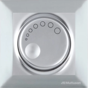 Диммер 600Вт серый CANDELA Mutlusan