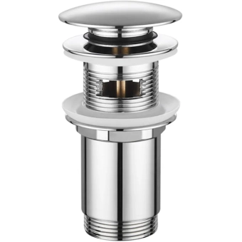 Донний клапан для раковини Koer PW-07-01 1 1/4» з переливом автоматичний СLICK-СLACK