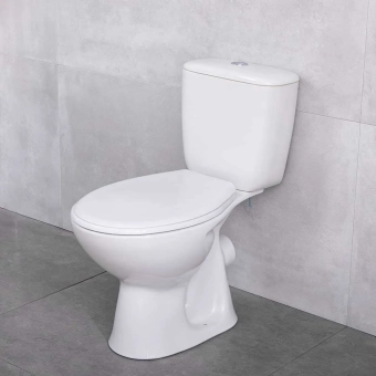 Унитаз компакт с нижним подводом горизонтальный PP Cersanit President