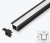 Профиль LED врезной 3m черный 15*10mm PL-1510A-BL 3m алюминий PANLIGHT