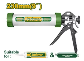 Пистолет для заделки швов, туба, алюминий, 230мм; Jadever