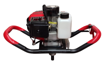 Мотобур, двухтактный бензиновый двигатель, 52 куб.см, 1.75 кВт/3200 об/мин, без сверл.