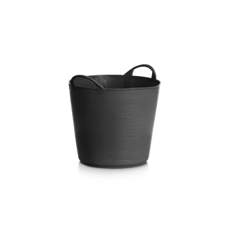 Гибкое ведро (корзина) CAPAZO Premium, 22 л (Черное)