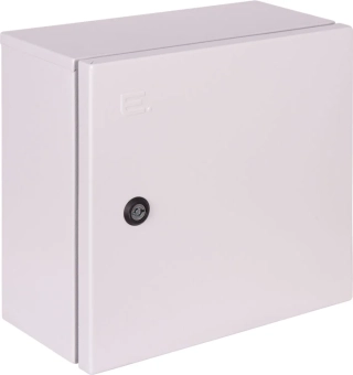 Ящик для счетчика металический IP54 навесной под 1ф счетчик, 4 мод. с внутр. дверками под опломб.