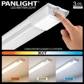 Светильник LED Batten 20W белый 3CCT IP20 2400lm Ra80 230V 600x65x25mm PL-FPT20L-3CCT