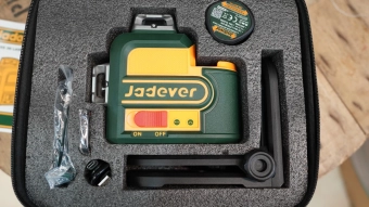Лазерный уровень 3D без проводов 12В 360°; Jadever