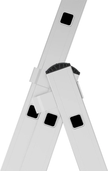 Лестница алюминиевая многофункциональная трехсекционная (3 секции по 9 ступеней), Новая Высота