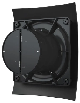 Дизайнерский вытяжной вентилятор с обратным клапаном VentEurope FRESH 100 BD Matt Black