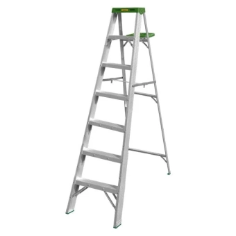 Алюминиевая лестница с 7 ступенями, грузоподъемность 150 кг JDLD4H07 Jadever