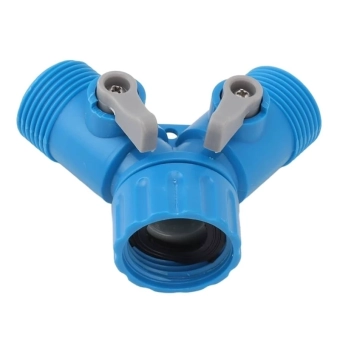 Разветвитель Y-образный с кранами  26,5мм(G3/4)