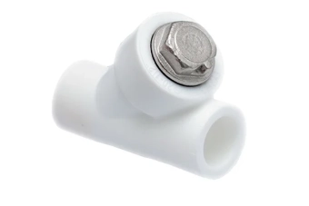 Фильтр проточный грубой очистки 45° PP-R Ø20, PN25, вн/вн, белый, RTP