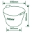 Гибкое пластиковое ведро 42L  JDFT1142  Jadever