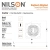 Выключатель  1P ALEGRA NILSON черный