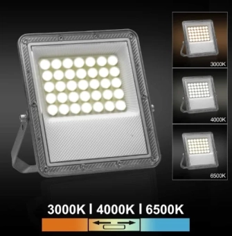 Светодиодный прожектор PL-FLP-30-3CCT 30W CCT 3000K/4000K/6500K