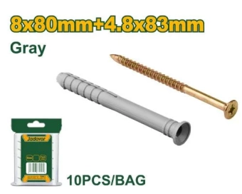 Анкер для крепления молотком 8*80+4.8*83 10шт  JDXTO922  Jadever