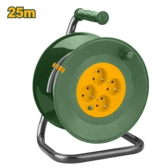 Удлинитель на катушке 25м; 4шт 3*1,5мм²; IP20 Jadever JDEJ8380