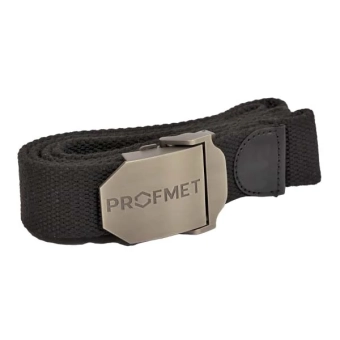Ремень 1300х38мм, полиэстер, с автоматической металлической пряжкой, черный Profmet