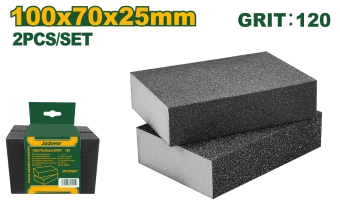 Губка абразивная (сет - 2шт); P120; Jadever