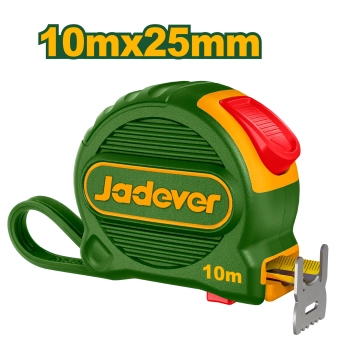 Рулетка строительная, стальная, корпус пластик 10m*25mm  JDMT2251 Jadever