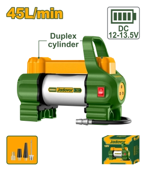 Автомобильный воздушный компрессор 45L/min 12V 18A 8,27BAR  JDAAC562 Jadever