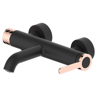 Смеситель для умывальника - MAT│ECO Серия GRAND - на умывальник, однорычажный, черный