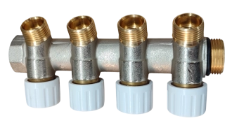 Распределительный коллектор с клапаном, наклоненный на 35° - 4-ходовой ITALIA