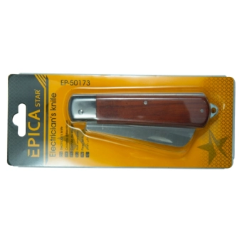 Нож складной для электрика, прямой 200мм, EP-50173, Epica Star