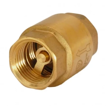Обратный клапан с латунной пластиной HYDRO-S ECO, FF - 1"