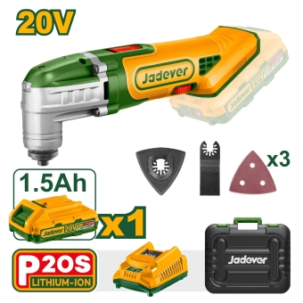 Мультифункциональный беспроводной инструмент на аккумуляторе 20V 5000-20000rpm+1акк.; Jadever