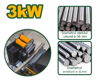 Станок для резки арматуры 3kW 380V 50Hz 6-32mm  JDSBC1A40 Jadever