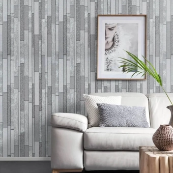 Обои виниловые на бумажной основе Style Decor Кайман 0500-22 темно-серый 0.53 х 10 м