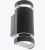 Фасадный светильник max.2x35W GU10 IP54 100x100x235mm черный PL-12662P PANLIGHT