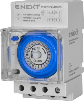 Реле времени электромеханическое e.control.t04m