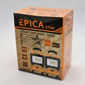 Прожектор LED на аккумуляторе 21V, EP-10849, Epica Star