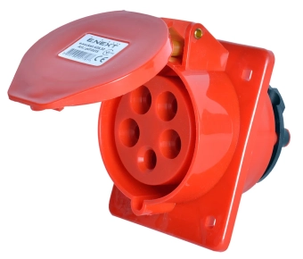 Силовая розетка, встраиваемая e.socket.pro.5.32.wall, 5п., 380В, 32А
