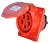 Силовая розетка, встраиваемая e.socket.pro.5.32.wall, 5п., 380В, 32А