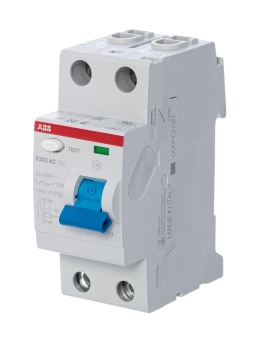 Устройство защитного отключения 2P 16А 10мА тип АС F202 ABB