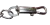 Цепь поводок для собаки 2mm*150cm